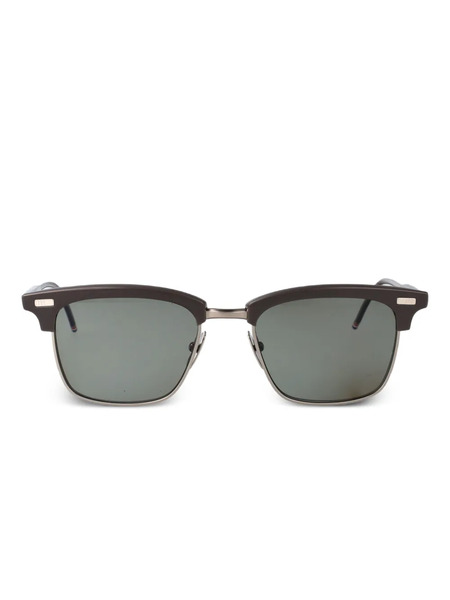  Thom Browne Eyewear Square-frame Sunglasses - Grey 