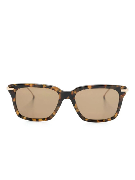  Thom Browne Eyewear Tortoiseshell Square-frame Sunglasses 