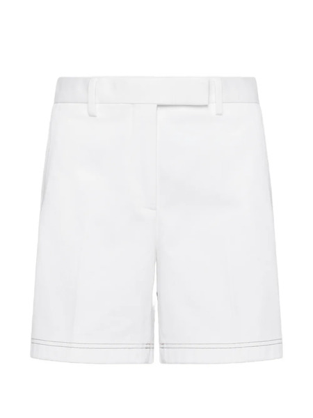  Thom Browne Flat-front Shorts - White 
