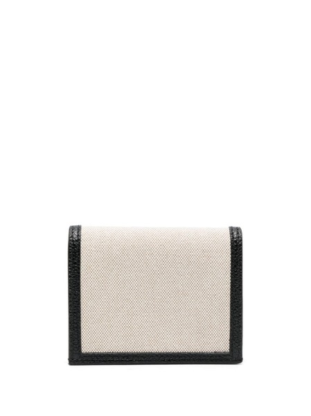  Thom Browne Folded Canvas Wallet - Neutrals 