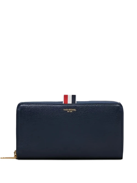  Thom Browne Grained Long Zip Wallet - Blue 