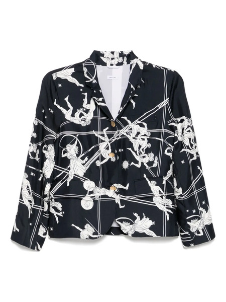  Thom Browne Graphic-print Sport Coat - Blue 