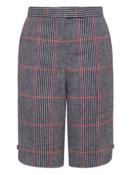  Thom Browne Hunting Oversized Tweed Bermuda Shorts - Grey 
