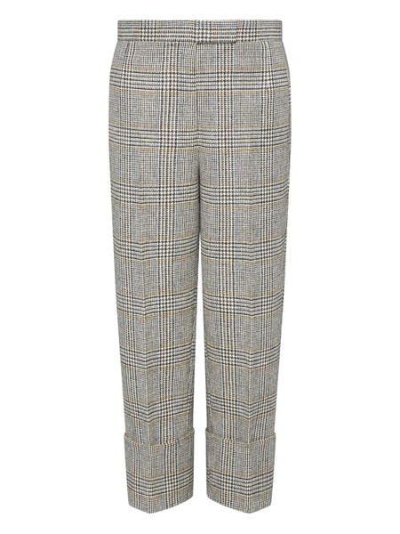  Thom Browne Hunting Tweed Back-strap Trousers - Grey 