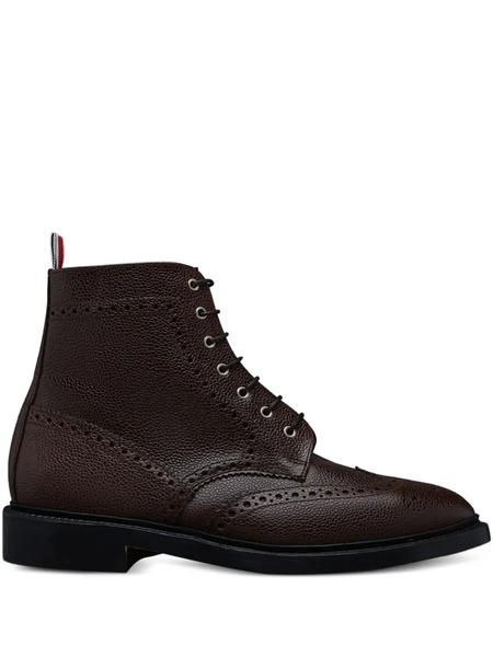  Thom Browne Leather Wingtip Boots 