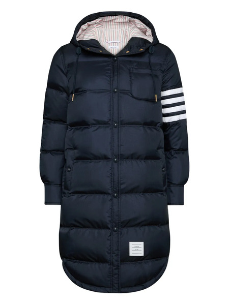  Thom Browne Lightweight 4-bar Parka - Blue 