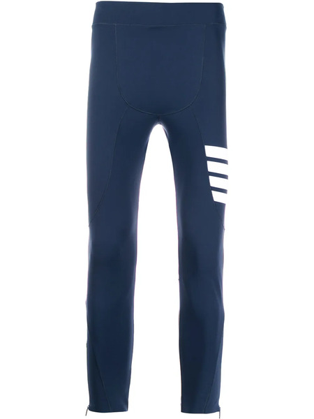 Thom Browne Lightweight Compression Tech 4-bar Tights - Blue 