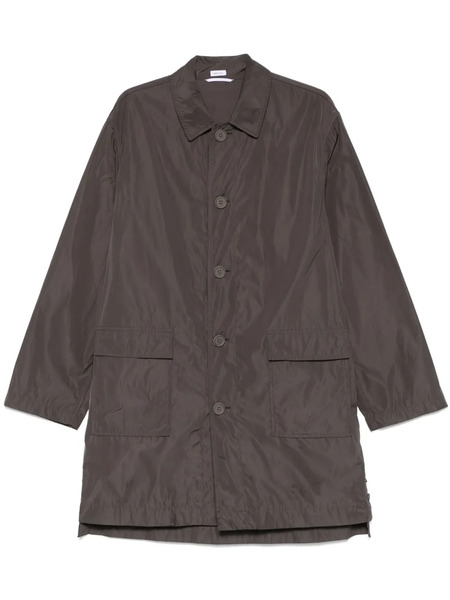  Thom Browne Logo-print Parka - Grey 
