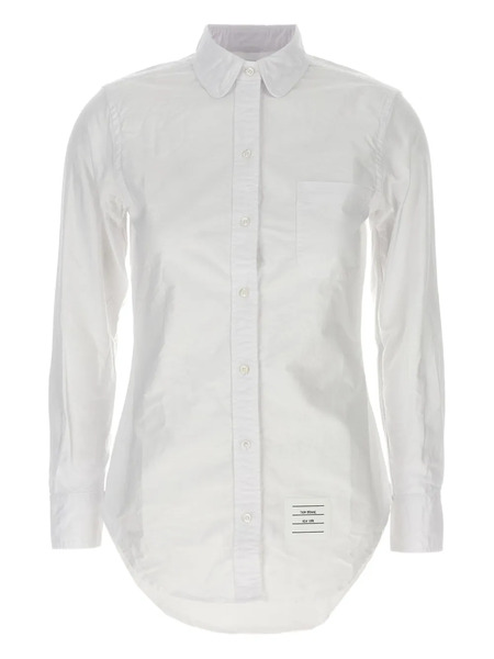  Thom Browne Long Sleeve Button-up Shirt - White 