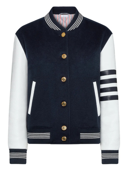  Thom Browne Long-sleeve Varsity Jacket - Blue 