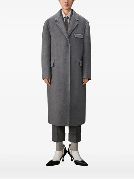  Thom Browne Long-sleeves Coat - Grey 