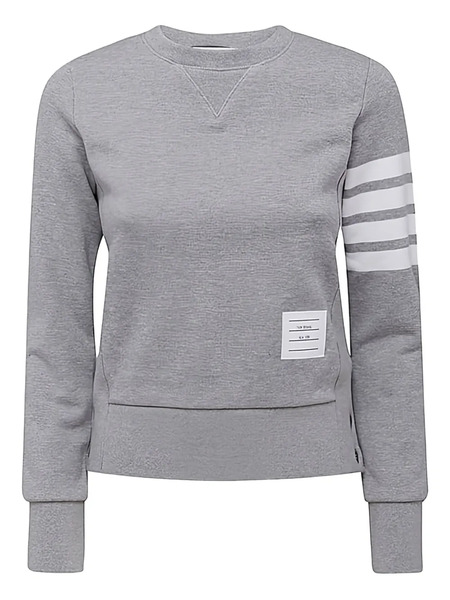  Thom Browne Loopback 4-bar Sweatshirt - Grey 