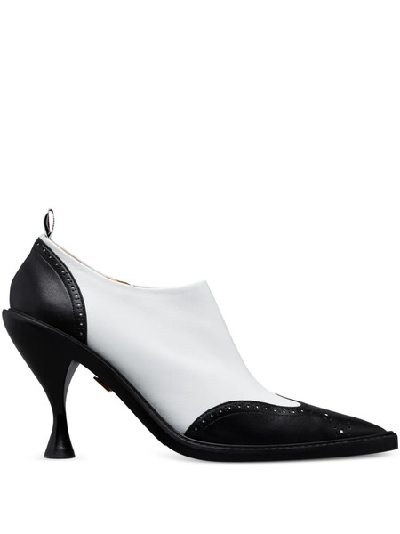  Thom Browne 90mm Wingtip Leather Boots - White 