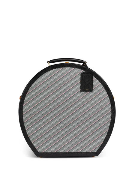  Thom Browne Monogram Hat Box Striped - Grey 