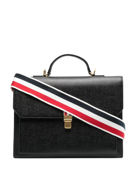  Thom Browne Mr Thom Briefcase Backpack - Black 