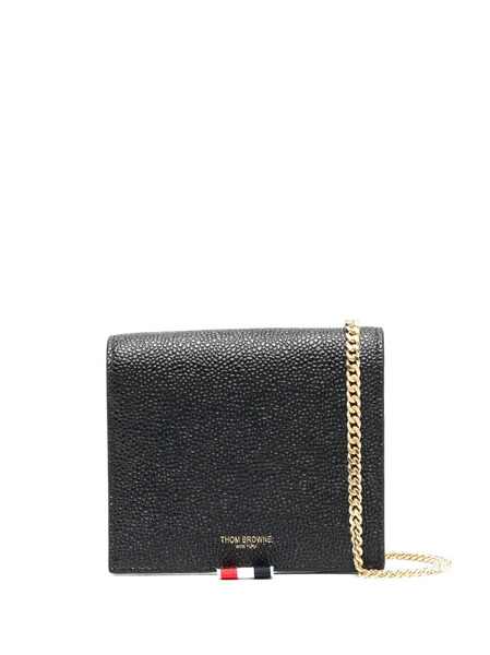  Thom Browne Pebbled Bi-fold Wallet - Black 