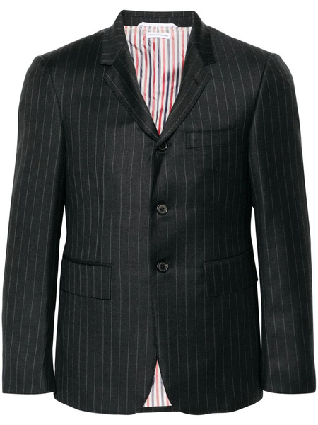  Thom Browne Pinstripe Wool Blazer - Grey 
