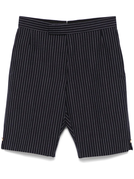  Thom Browne Pinstriped Shorts - Blue 