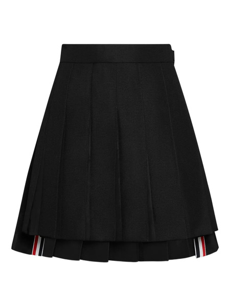  Thom Browne Pleated Mini Skirt - Black 