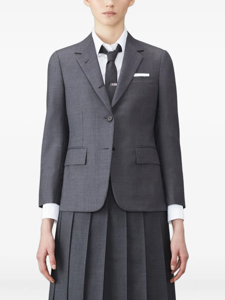  Thom Browne Pleated Wool Jacket - Grey 