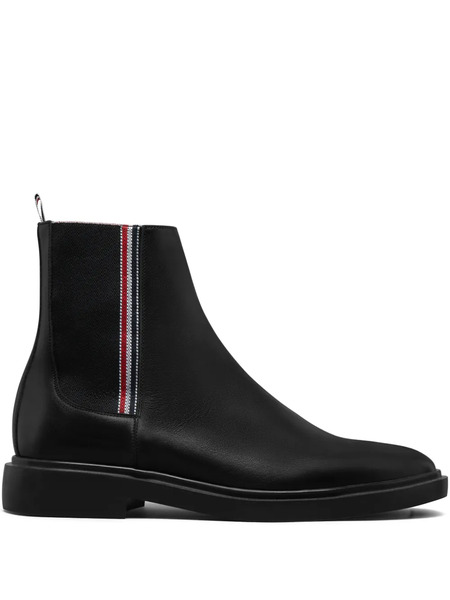  Thom Browne Rwb Leather Chelsea Boots - Black 