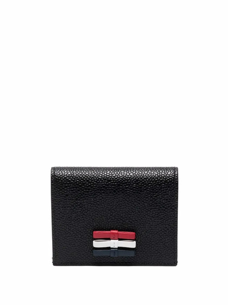  Thom Browne Rwb Trim Card Holder - Black 