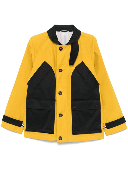  Thom Browne Shawl Collar Military Jacket - Yellow 