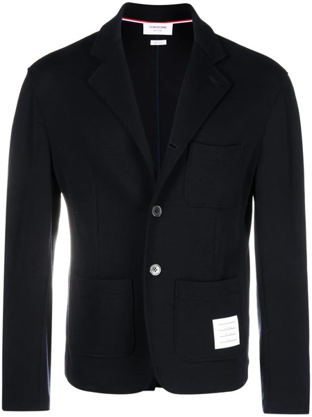  Thom Browne Single-breasted Button-fastening Blazer - Blue 