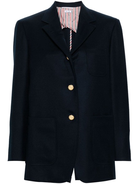  Thom Browne Single-breasted Wool Blazer - Blue 
