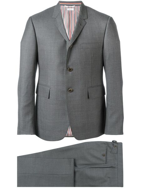  Thom Browne Single-breasted Wool Suit - Grey 