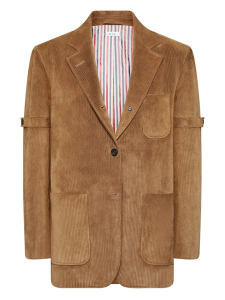  Thom Browne Sportcoat Suede Armband Blazer 