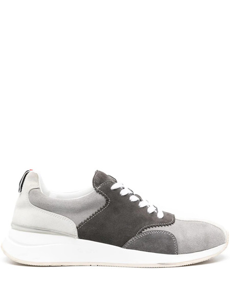  Thom Browne Sprinter Suede Sneakers - Grey 