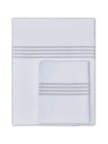  Thom Browne Stripe Bedding - White 