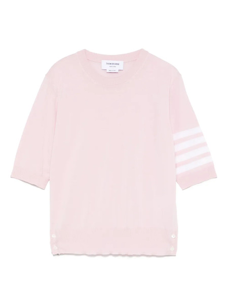  Thom Browne Stripe-detail Top - Pink 