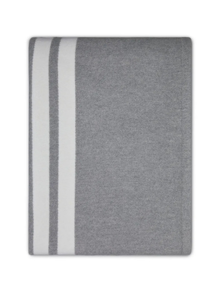  Thom Browne Striped Blanket - Grey 