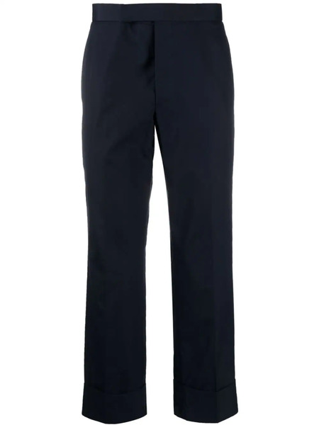 Thom Browne Tailored Cropped Trousers - Blue 