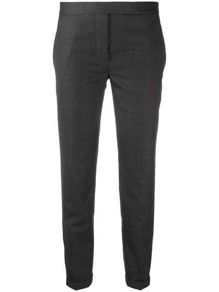  Thom Browne Tailored Cropped Trousers - Grey 