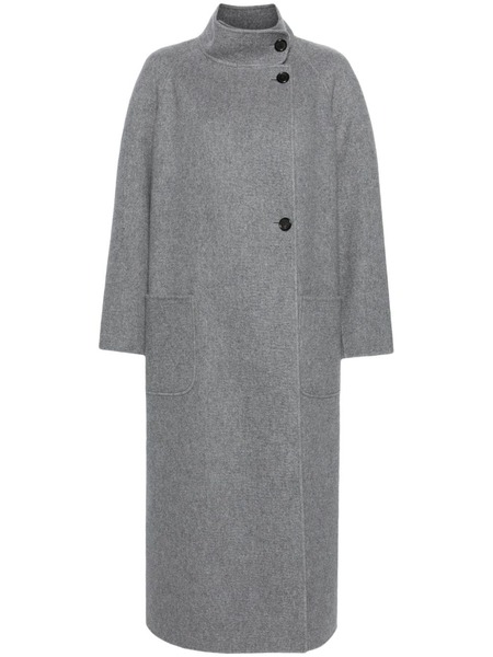  Thom Browne Wool-blend Maxi Coat - Grey 