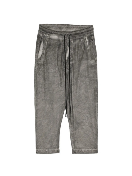  Thom Krom Cotton Cropped Trousers - Grey 