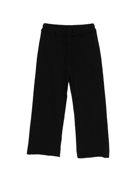  Thom Krom Drawstring-fastening Raw-hem Track Pants - Black 