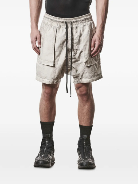  Thom Krom Drawstring-waist Cargo-pocket Shorts - Neutrals 