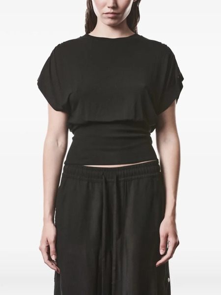  Thom Krom Gathered T-shirt - Black 
