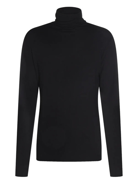  Thom Krom High-neck Long-sleeve Sweater - Black 