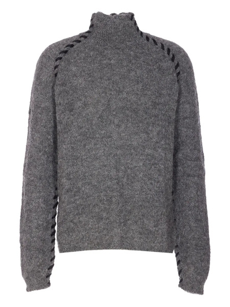  Thom Krom High-neck Sweater - Grey 