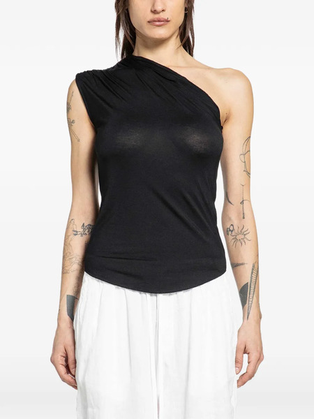  Thom Krom One Shoulder Top - Black 