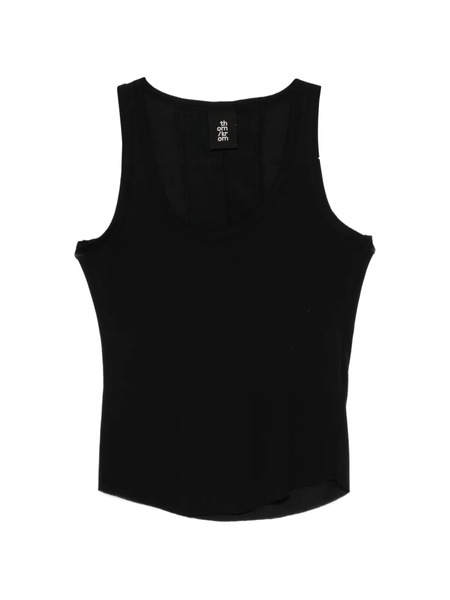  Thom Krom Ribbed Tank Top - Black 