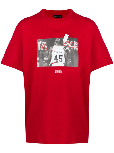 Throwback. I'm Back G.o.a.t. T-shirt - Red 