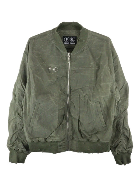  Thug Club Charlie Bomber Jacket - Green 