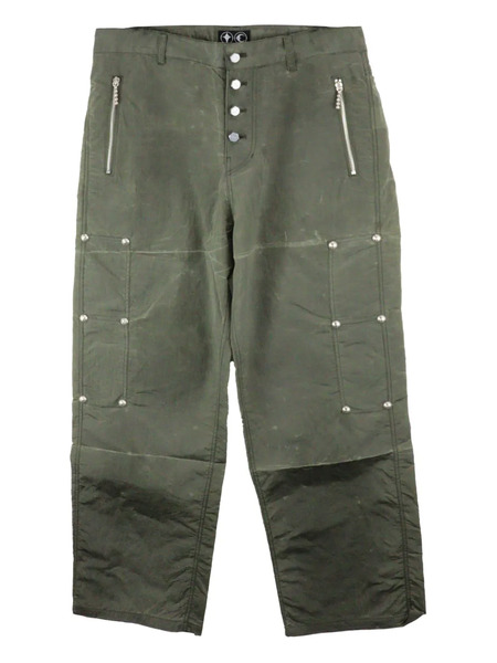  Thug Club Scarred Trousers - Green 