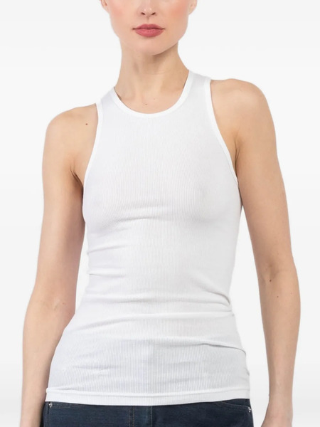  Tibi Ribbed Tank Top - White 